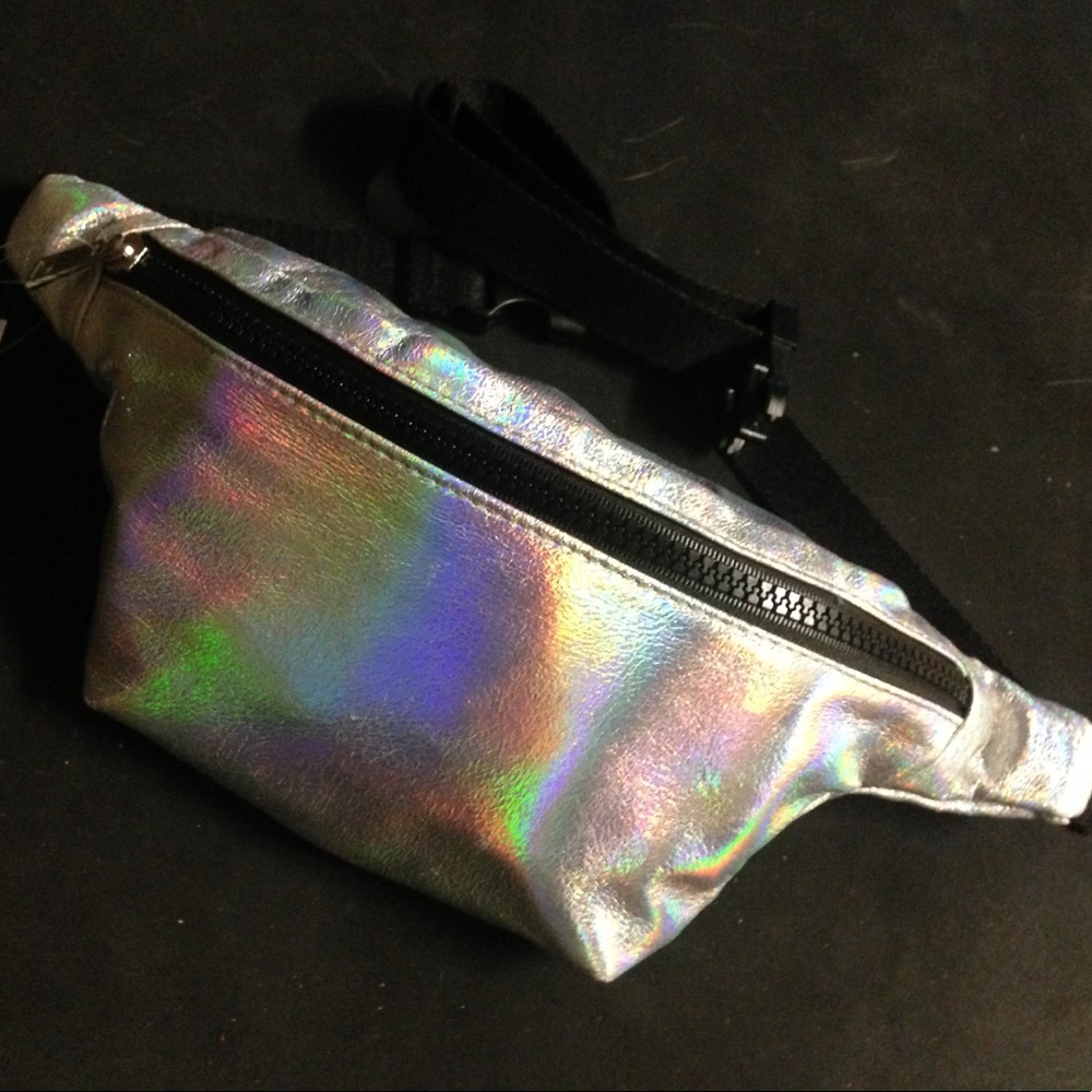 Shiny Silver 👽 Fanny Pack from Tilly's